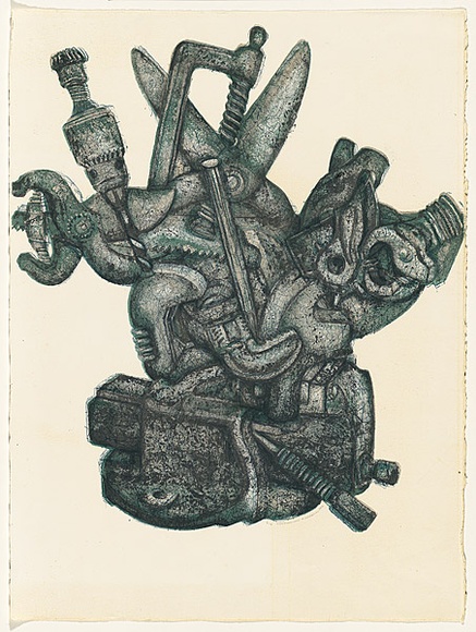 Title: b'Manipulation' | Date: 1992 | Technique: b'lithograph, printed in colour, from multiple stones [or plates]'