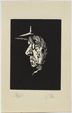 Artist: Millward, Clem. | Title: not titled. | Date: 1956-57 | Technique: linocut, printed in black ink, from one block