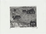 Artist: Kennedy, Roy. | Title: Our bridge on the Murrumbidgee | Date: c.1999 | Technique: etching, printed in black ink, from one plate