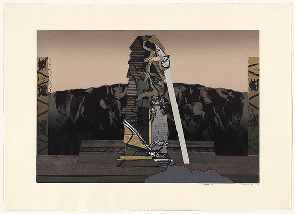 Artist: b'Senbergs, Jan.' | Title: b'Fort.' | Date: 1973 | Technique: b'screenprint, printed in colour, from multiple stencil'