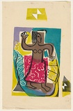 Artist: b'Brash, Barbara.' | Title: b'<p>Native dancer</p>' | Date: 1953 | Technique: b'screenprint, printed in colour, from five stencils'