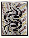 Artist: Marika, Banduk. | Title: Muka Milny Mirri | Date: 1987 | Technique: linocut, printed in colour, from multiple blocks