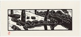 Artist: b'Gerard, Johannes C.' | Title: b'Murin - An (Kyoto) [no. 7081]' | Date: 1993 | Technique: b'linocut, printed in black ink, from one block'