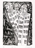 Artist: b'Morgan, Glenn.' | Title: b'High rise' | Date: 1985 | Technique: b'etching and deep bite, printed in black ink with plate-tone, from one plate'