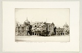 Artist: b'PLATT, Austin' | Title: b'Prince Alfred College, Adelaide' | Date: 1936 | Technique: b'etching, printed in black ink, from one plate'