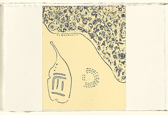 Title: b'Must be invisible' | Date: 2007 | Technique: b'etching, relief, printed in colour from one plate and one block'