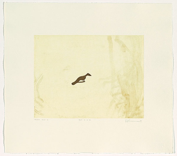 Artist: b'Harris, Brent.' | Title: b'Drift I' | Date: 1998 | Technique: b'etching, printed in colour, from two copper plates'