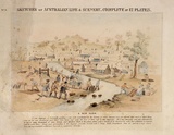 Title: A new rush | Date: c.1865 | Technique: lithograph, printed in colour, from multiple stones [or plates]