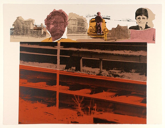 Artist: b'Coyle, Kathleen.' | Title: b'Tracks.' | Date: 1984 | Technique: b'screenprint'