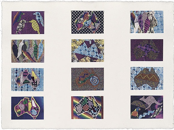 Artist: b'McDiarmid, David.' | Title: b'Twelve colour xerox postcards of Australia' | Date: 1984 | Technique: b'xerox or photocopy, printed in colour'