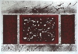 Artist: b'Rado, Ann.' | Title: b'Earth - air marks' | Date: 1998 | Technique: b'lithograph, printed in red and black ink, from two stones'