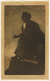 Artist: TRAILL, Jessie | Title: Voices | Date: 1912 | Technique: etching and aquatint, printed in brown ink with plate-tone, from one plate