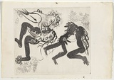 Artist: BOYD, Arthur | Title: Unidentified (not Lysistrata ?). | Date: c.1970 | Technique: etching, printed in black ink, from one plate | Copyright: Reproduced with permission of Bundanon Trust