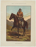 Artist: Calvert, Samuel. | Title: The prospector. | Date: 1883 | Technique: wood-engraving, printed in colour, from five blocks