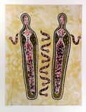 Artist: b'Hamm, Treanna.' | Title: b'Assimilation' | Date: 1995 | Technique: b'etching and lavis, printed in colour, from one plate'