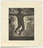 Artist: SELLBACH, Udo | Title: (Dancing man) | Technique: etching and awuatint printed in black ink, from one plate