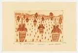 Artist: b'Malbunka, Tristam.' | Title: bMy grandfather's country | Date: 2004 | Technique: b'drypoint etching, printed in brown ink, from one perspex plate'