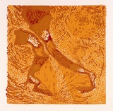 Artist: SHEARER, Mitzi | Title: not titled | Date: c.1978 | Technique: linocut, printed in colour, from three blocks