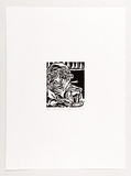 Artist: Wild, Joanne. | Title: Publican. | Date: 1988 | Technique: linocut, printed in black ink, from one block