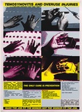 Title: Tenosynovitis and overuse injuries | Date: 1983 | Technique: screenprint, printed in colour, from four stencils