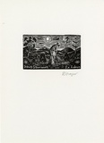 Artist: b'Frazer, David.' | Title: b'Wendy Stavrianos' | Date: 2002 | Technique: b'wood-engraving, printed in black in, from one block'