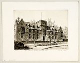 Artist: PLATT, Austin | Title: St Peters College, Adelaide [2]. | Date: 1936 | Technique: etching, printed in black ink, from one plate