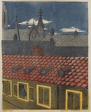 Artist: Thorpe, Lesbia. | Title: Roof tops.