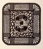 Artist: b'RICHARDSON, Berris' | Title: b'not titled' | Date: 1982 | Technique: b'lithograph, printed in black ink, from one stone'