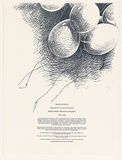 Artist: b'Kelly, William.' | Title: b'Colophon balloons.' | Date: 1988-93 | Technique: b'screenprint, printed in blue ink, from one stencil'