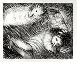 Artist: BOYD, Arthur | Title: St Francis when young dreaming of fine clothes and armour. | Date: (1965) | Technique: lithograph, printed in black ink, from one plate | Copyright: Reproduced with permission of Bundanon Trust