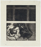 Artist: MADDOCK, Bea | Title: not titled | Date: 1971 | Technique: etching and aquatint, printed in black ink, from one plate