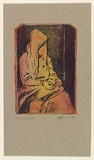 Artist: EWINS, Rod | Title: Sewing. | Date: 1965 | Technique: etching, printed in black ink, from one magnesium alloy plate