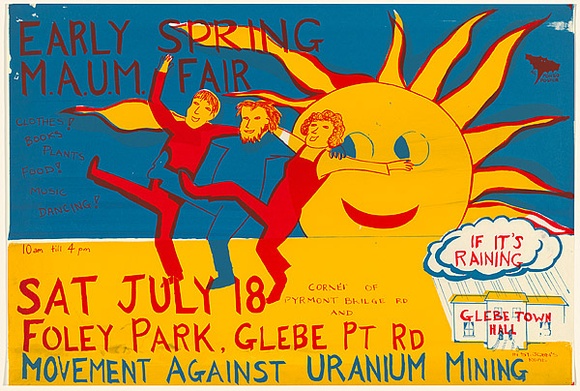 Artist: Ruys, Allan. | Title: Early MAUM Spring Fair | Date: 1981 | Technique: screenprint, printed in colour, from three stencils