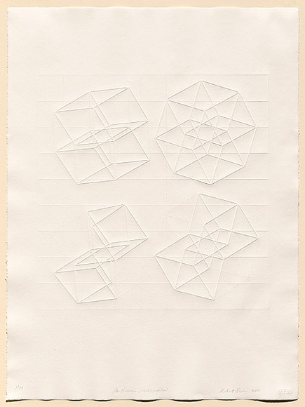 Artist: b'Owen, Robert.' | Title: b'Re-vision (melancholia)' | Date: 1988 | Technique: b'embossing'