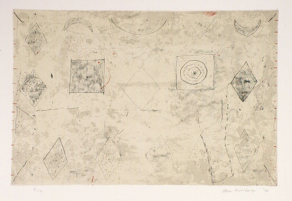 Artist: Mitelman, Allan. | Title: not titled | Date: 1972 | Technique: lithograph, printed in black ink, from one stone [or plate] | Copyright: © Allan Mitelman