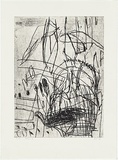 Artist: Tomescu, Aida. | Title: Ithaca X | Date: 1997 | Technique: etching, printed in black ink, from one plate | Copyright: © Aida Tomescu. Licensed by VISCOPY, Australia.