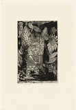 Artist: b'HANRAHAN, Barbara' | Title: b'Angels in a garden' | Date: 1989 | Technique: b'etching, printed in black ink with plate-tone'