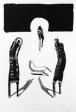 Artist: Meeks, Arone Raymond. | Title: not titled | Date: 1988 | Technique: lithograph, printed in black ink, from one stone [or plate]