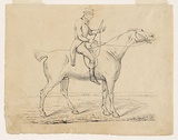 Artist: b'Nicholas, William.' | Title: b'The sportsman (John Rose Holden).' | Date: 1847 | Technique: b'pen-lithograph, printed in black ink, from one zinc plate'