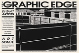 Artist: b'Stewart, Jeff.' | Title: b'The Graphic Edge. Eight artists... Art Space.' | Date: 1987 | Technique: b'screenprint, printed in black ink, from one stencil'