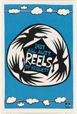 Artist: b'Egg.' | Title: b'All Australian Reels by request' | Date: 1987 | Technique: b'screenprint, printed in colour, from two stencils'