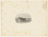 Title: not titled [horse and plough] | Date: 1886-88 | Technique: wood-engraving, printed in black ink, from one block