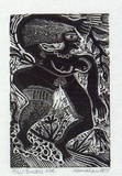 Artist: HANRAHAN, Barbara | Title: Small Eve | Date: 1977 | Technique: wood-engraving, printed in black ink, from one block