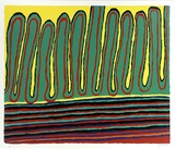Artist: Pike, Jimmy. | Title: Jilji grass and flowers | Date: 1986 | Technique: screenprint, printed in colour, from multiple stencils