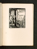 Artist: McGrath, Raymond. | Title: The Skeleton of a City. | Date: 1925 | Technique: wood-engraving, printed in black ink, from one block