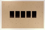 Artist: MILLER, Max | Title: Black rectangles | Date: 1975 | Technique: mixed etching techniques, printed from five plates