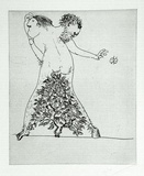 Artist: BOYD, Arthur | Title: The survivor. | Date: 1971 | Technique: etching, printed in black ink, from one plate | Copyright: Reproduced with permission of Bundanon Trust