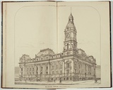 Artist: Mason, Cyrus. | Title: Melbourne Town Hall | Date: 1869 | Technique: lithograph, printed in black ink, from one stone