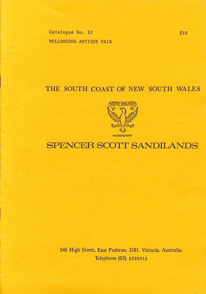 Title: b'Catalogue No. 12. The South coast of New South Wales. Wollonggong Antique Fair.'