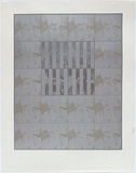 Artist: b'MADDOCK, Bea' | Title: b'Four plus four times five.' | Date: 1970-1971 | Technique: b'photo-screenprint, printed in colour, from five stencils'